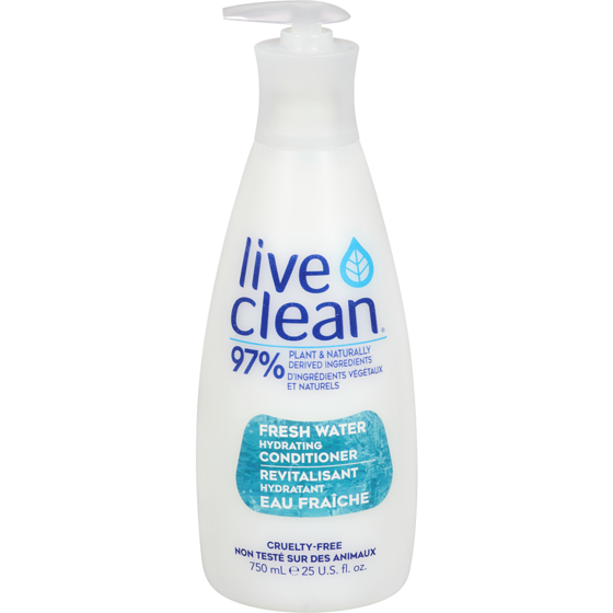 Live Clean Fresh Water Hydrating Conditioner 750 ml, $2.53/100ml