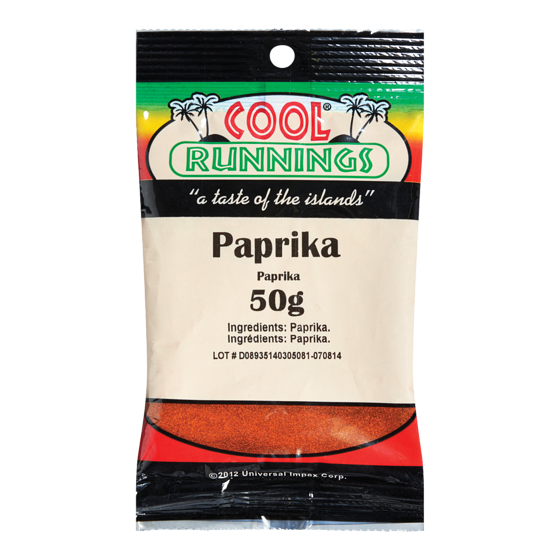 Cool Runnings Paprika 50 g, 3,38 $/100g
