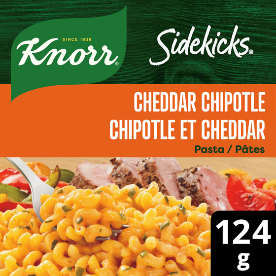 Knorr Plat d'Accompagnement de Pâtes Chipotle et Cheddar 124 g, 1,60 $/100g