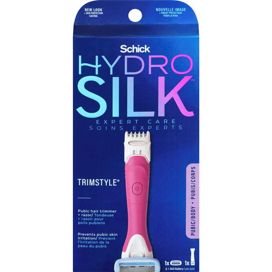 Schick Rasoir et taille-bikini pour femmes Schick Hydro Silk TrimStyle, 1 manche et 1 cartouche 1 ea, 14,99 $/1ch