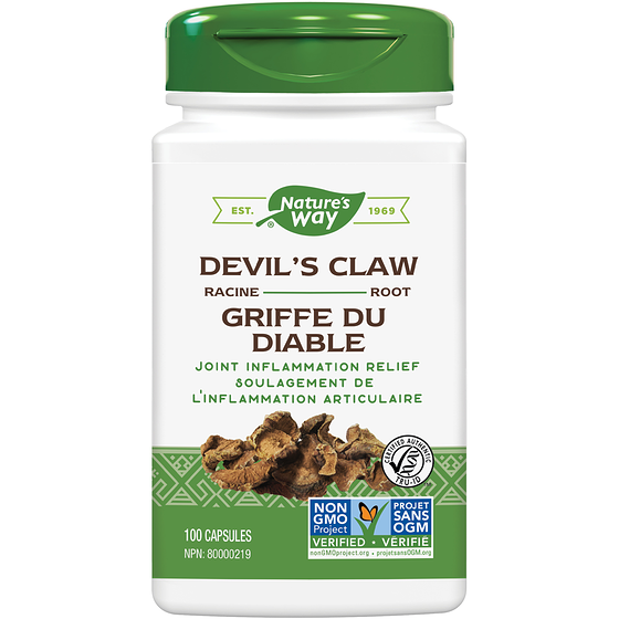 Nature's Way Devils Claw Root Joint Inflammation Relief 100 Vegetarian Capsules 100 ea, $0.16/1ea