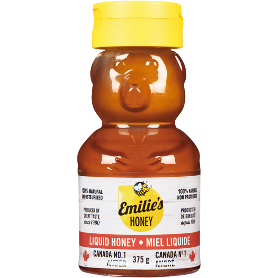 Le Miel d’Émilie Liquid Honey Golden 375 g, $2.08/100g
