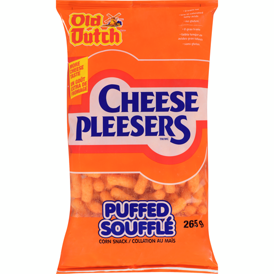 Old Dutch Grignotines Cheese Pleesers 265 g, 1,51 $/100g