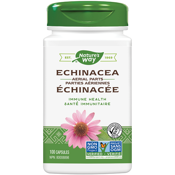 Nature's Way Echinacea Aerial Parts 100 Vegetarian Capsules 100 ea, $0.16/1ea