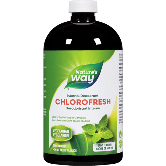 Nature's Way Internal Deodorant Liquid Mint Flavour 474 ml, $5.27/100ml
