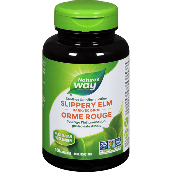 Nature's Way Slippery Elm Bark 100 Vegetarian Capsules 100 ea, $0.14/1ea