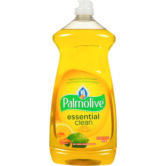 Palmolive Liquid Dish Soap Essential Clean, Lemon Citrus Zest 828 ml, $0.48/100ml