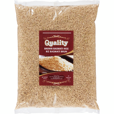 Quality Basmati Rice, Brown 4.54 kg, $0.36/100g