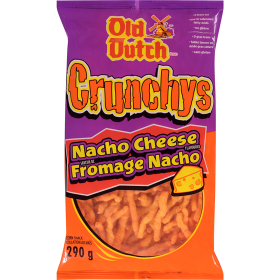 Old Dutch Grignotines saveur fromage nacho Crunchys 290 g, 1,38 $/100g