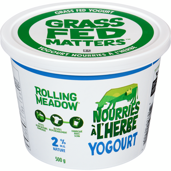 Rolling Meadow Yogourt nature 2 % 500 g, 0,86 $/100g