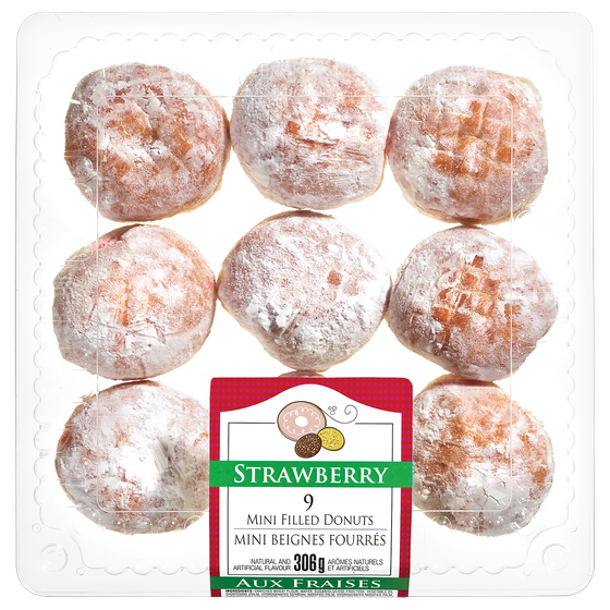 Mini Strawberry Doughnuts - 306 g | No Frills Online