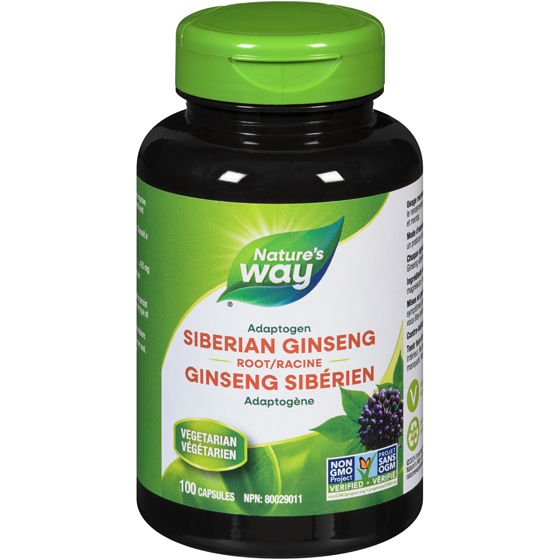 Nature's Way Siberian Ginseng Root 100 Vegetarian Capsules 100 ea, $0.12/1ea