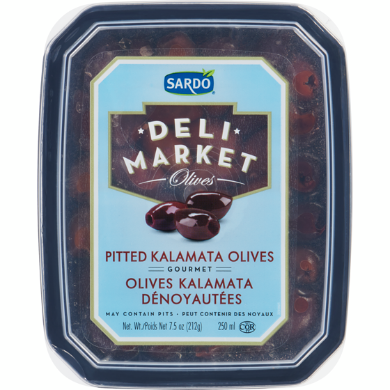 Sardo Pitted Kalamata Olives 250 ml, $1.80/100ml