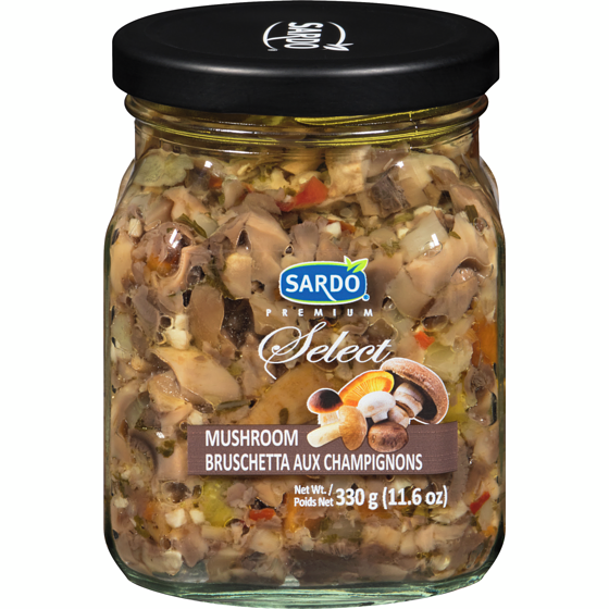 Sardo Mushroom Bruschetta 330 g, $2.42/100g