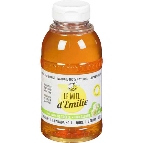 Le Miel d’Émilie Clover Flower Natural Honey 500 g, $1.70/100g