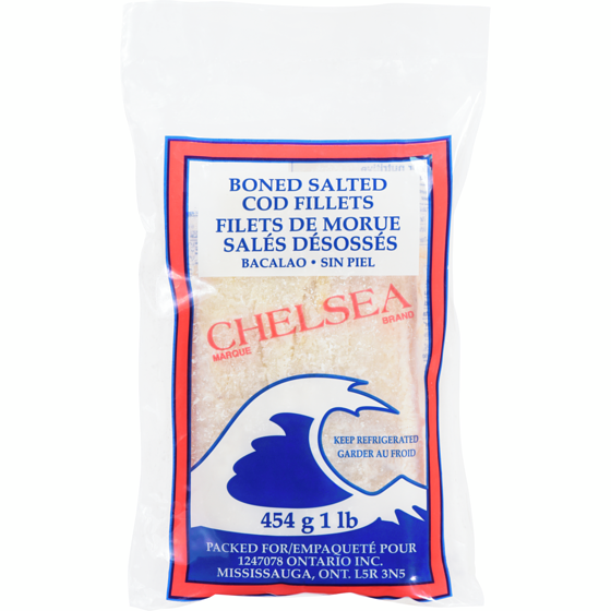 Chelsea Boned Cod Fillets, Salted 454 g, $3.08/100g