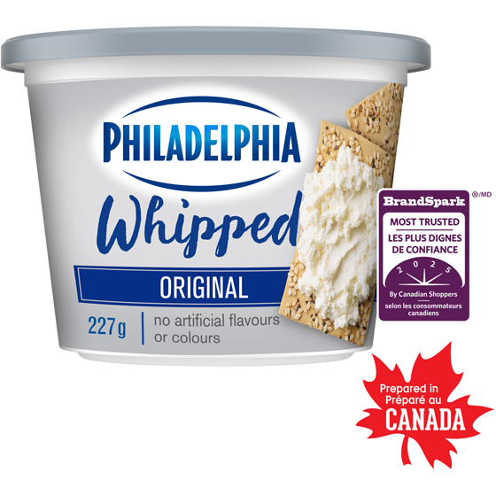 Philadelphia Whipped Original Cream Cheese Product 227 g, $2.55/100g