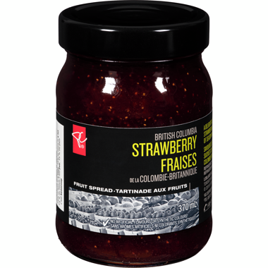 Tartinade Aux Fraises De La Colombie-Britannique PC Collection noire