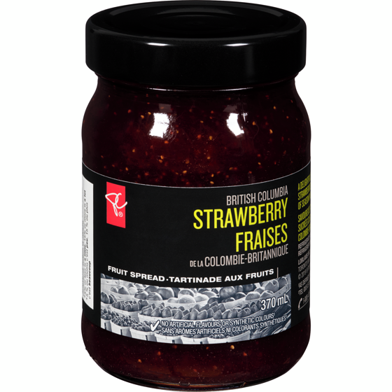 Tartinade Aux Fraises De La Colombie-Britannique PC Collection noire