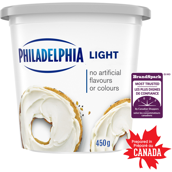 Philadelphia Fromage À La Crème Léger 450 g, 2,11 $/100g