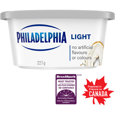 Philadelphia Light Original Cream Cheese Product 227 g, $2.55/100g