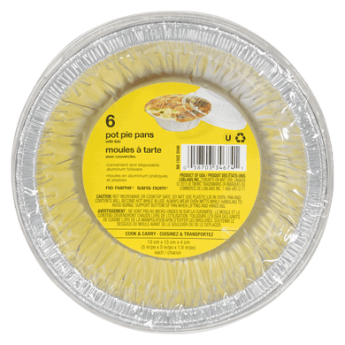 No Name Pot Pie Pans with Lids 1 ea, $1.00/1ea