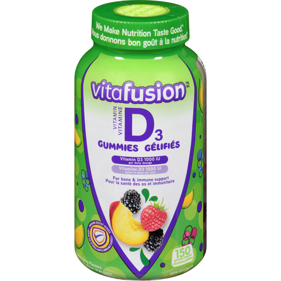 Vitafusion Vitamin D3 Gummy Vitamins 150 ea, $0.11/1ea