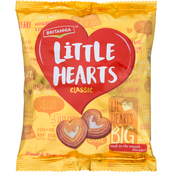 Britannia Biscuits petit cœur 75 g, 1,72 $/100g