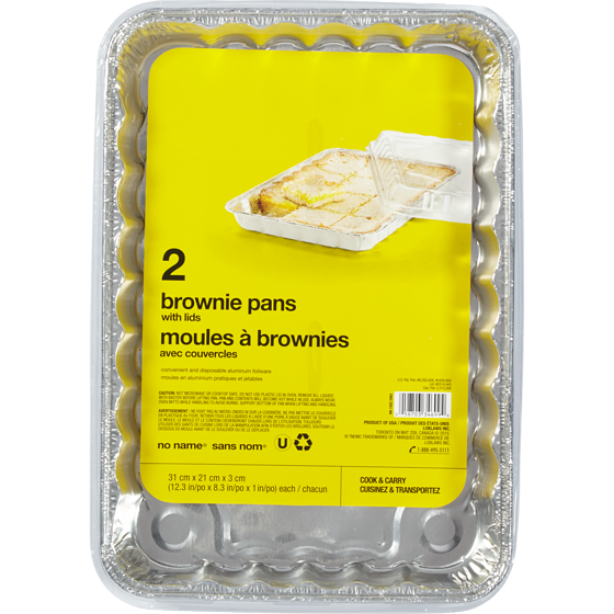 Sans Nom Moule à brownie avec couvercle 2 ea, 3,25 $/1ch