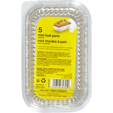 No Name Mini Loaf Pan with Lid 1 ea, $1.20/1ea