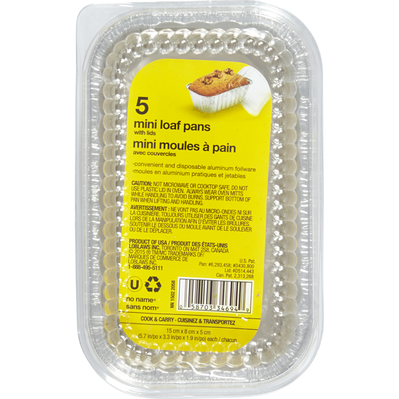 No Name Mini Loaf Pan with Lid 1 ea, $0.80/1ea