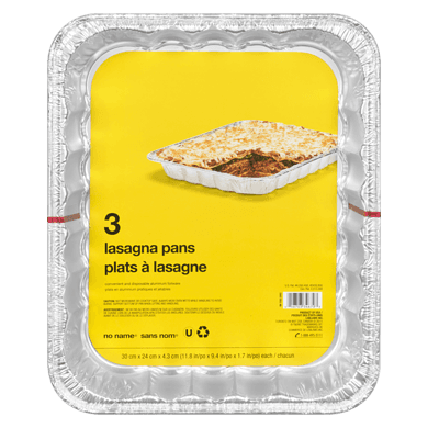 No Name Lasagna Pan 1 ea, $2.33/1ea