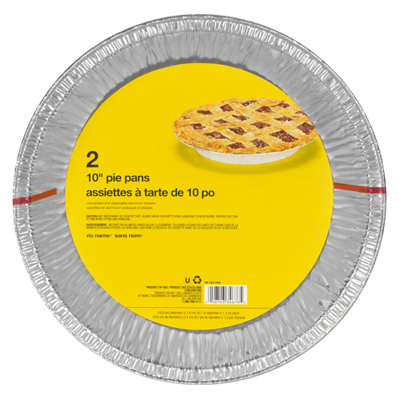 Sans Nom Moules à tarte 1 ea, 2,50 $/1ch