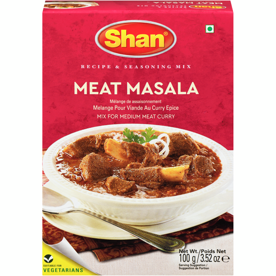 Shan Mélange d’assaisonnement pour viande au curry épicé 100 g, 1,99 $/100g