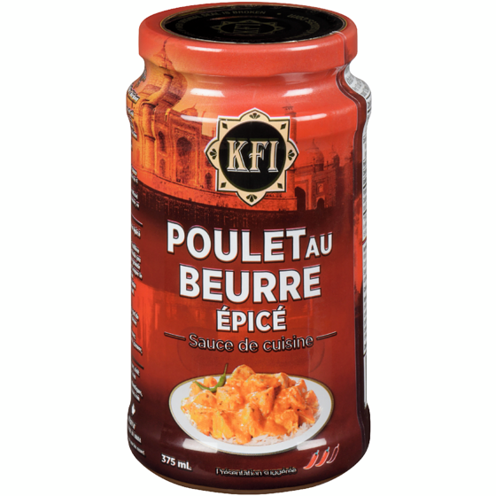 KFI Spicy Butter Chicken cooking sauce 375 ml, $1.46/100ml