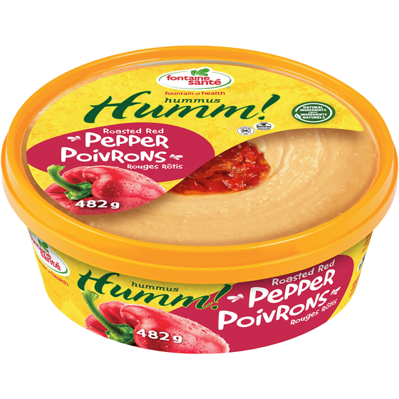 Fontaine Sante Roasted Red Pepper Hummus 482 g, $1.66/100g