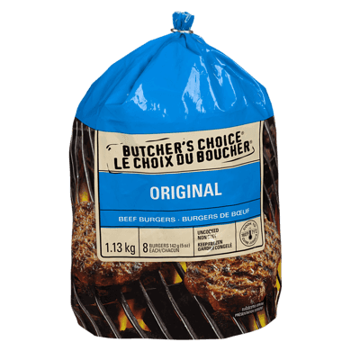 Le Choix du Boucher Hamburgers de bœuf 1.13 kg, 2,12 $/100g