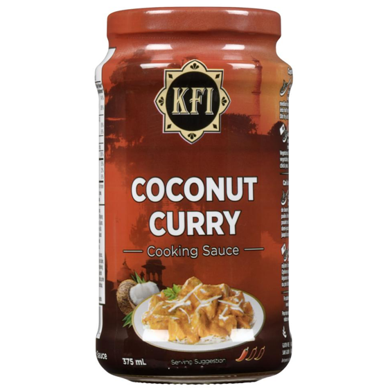 KFI Coconut Curry cooking sauce 375 ml, $1.33/100ml