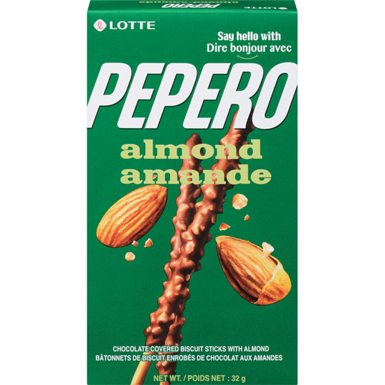 Lotte Pepero - Almond & Chocolate 47 g, $4.66/100g