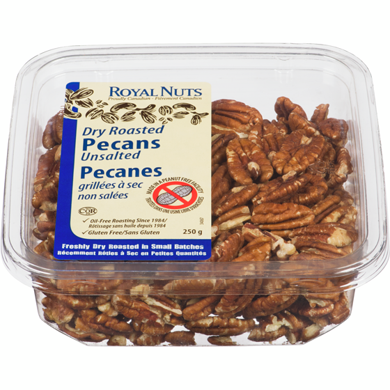 Royal Nuts Dry Roasted Pecans Unsalted 250 g, $6.00/100g