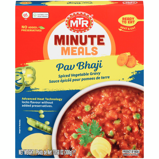 MTR Pav Bhaji 300 g, $0.83/100g