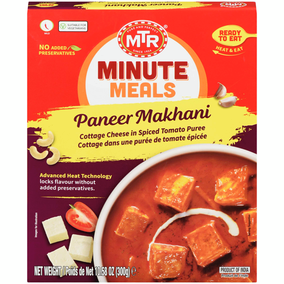 MTR PaneerMakhani 300 g, $1.00/100g