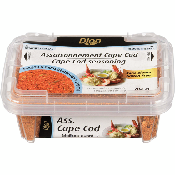 Dion Poisson & fruits de mer assaisonnement cape cod 49 g, 9,16 $/100g