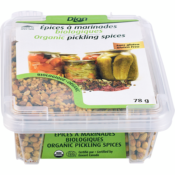 Dion Organic Pickling Spices 78 g, $6.14/100g