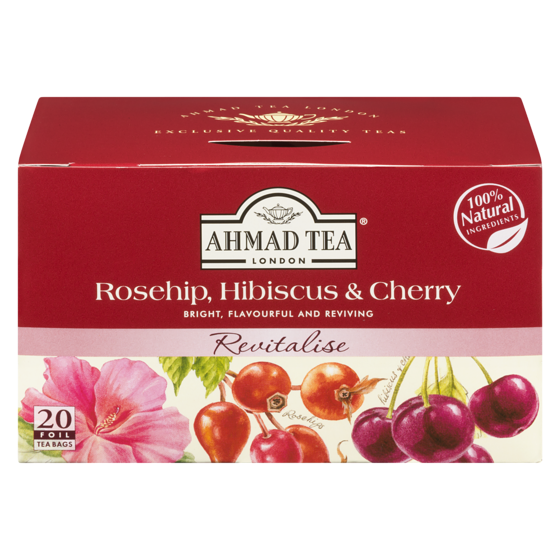 Ahmad Tea Rosehip Hibiscus & Cherry 40 g, $9.98/100g