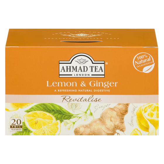 Ahmad Tea, Lemon & Ginger 40 g, $9.98/100g