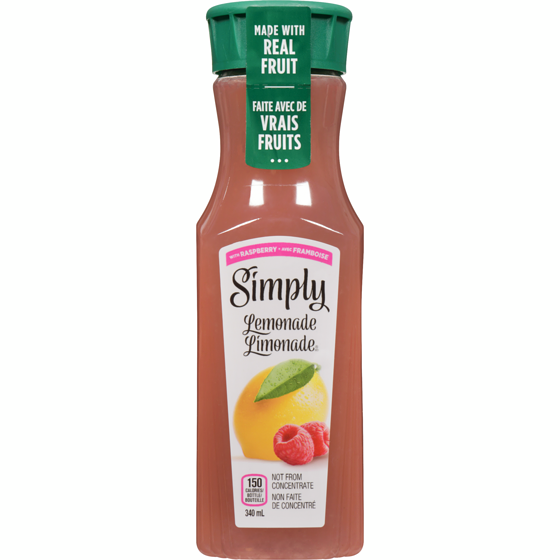 Minute Maid à la framboise Bottle 340 ml, 0,66 $/100ml