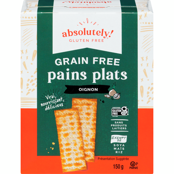 Absolute Pains plats sans gluten Absolutely, oignons 150 g, 5,53 $/100g