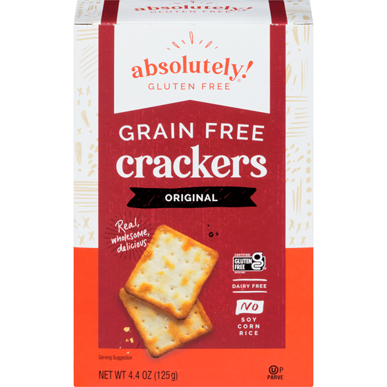 Absolute Kosher Gluten Free Crackers, Original 125 g, $6.79/100g