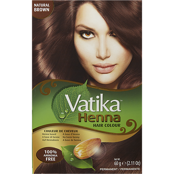 Vatika Naturals Henna Hair Colour, Brown 60 g, $8.33/100g